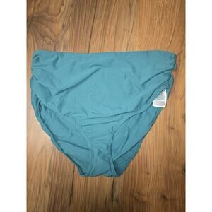 Anne Cole Ocean Green Convertible High Waist Bikini Bottom Size XXL NWOT 6276